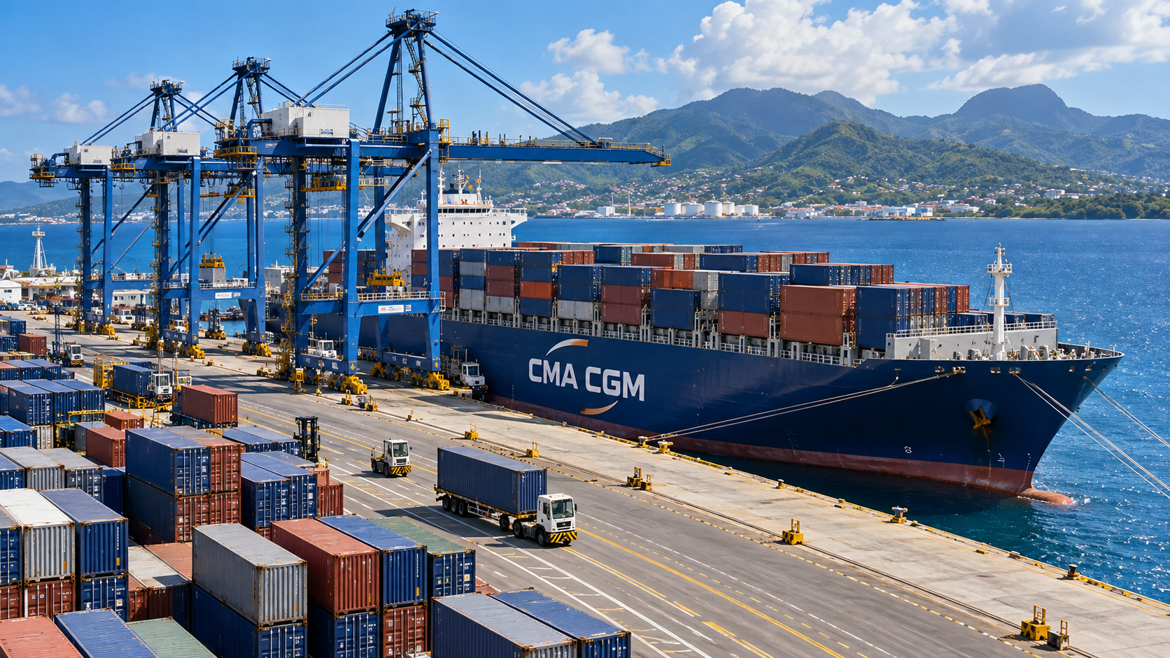 CMA CGM Hub Antilles : investissement logistique en Martinique et Guadeloupe