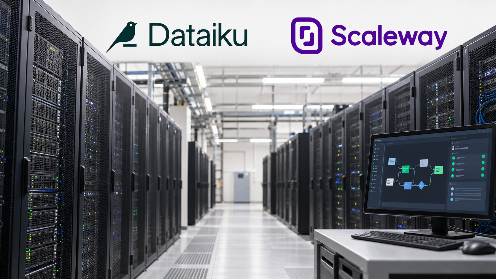 Dataiku et Scaleway réunis autour d’une infrastructure cloud européenne pour l’IA