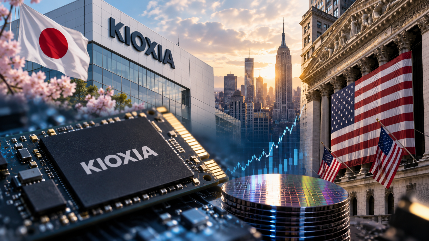 Kioxia envisage une levée de 10 milliards de dollars aux États-Unis pour financer ses activités dans les semi-conducteurs, la mémoire NAND et les infrastructures d’intelligence artificielle.