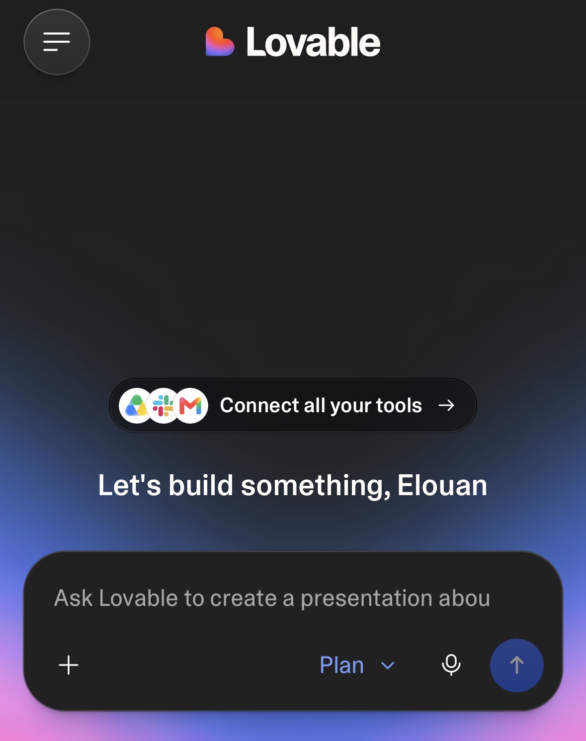 Interface Lovable