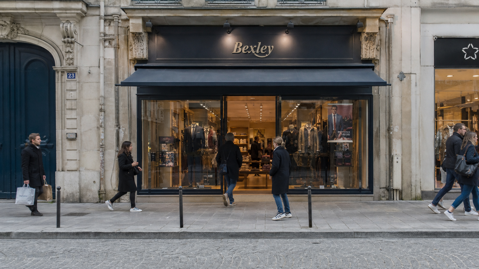 Bexley stratégie prêt-à-porter : enseigne et continuité commerciale en 2025