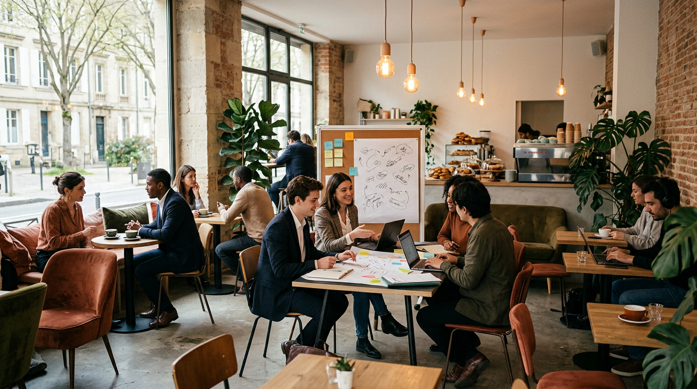 Les nouvelles tendances de consommation comme les coffee shops attirent les enseignes étrangères sur le marché français.