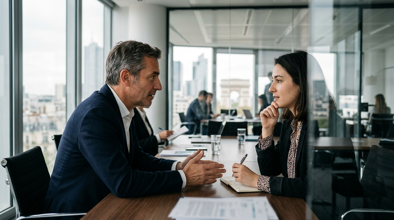 Manager appliquant des techniques de management bienveillant pour améliorer la qualité de vie au travail et réduire les arrêts maladie.