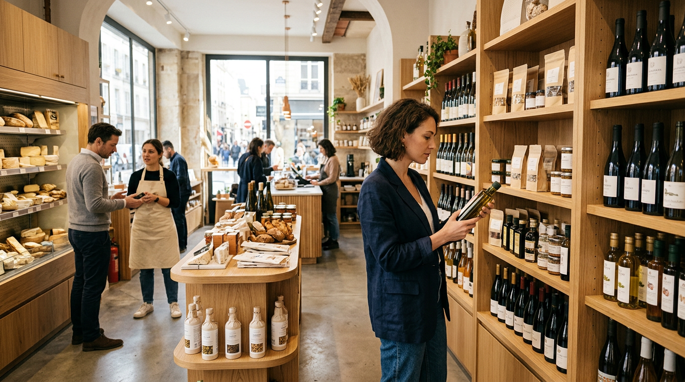 L'expérience client dans une boutique d'épicerie fine, un pilier de la stratégie de marque du retail de luxe.