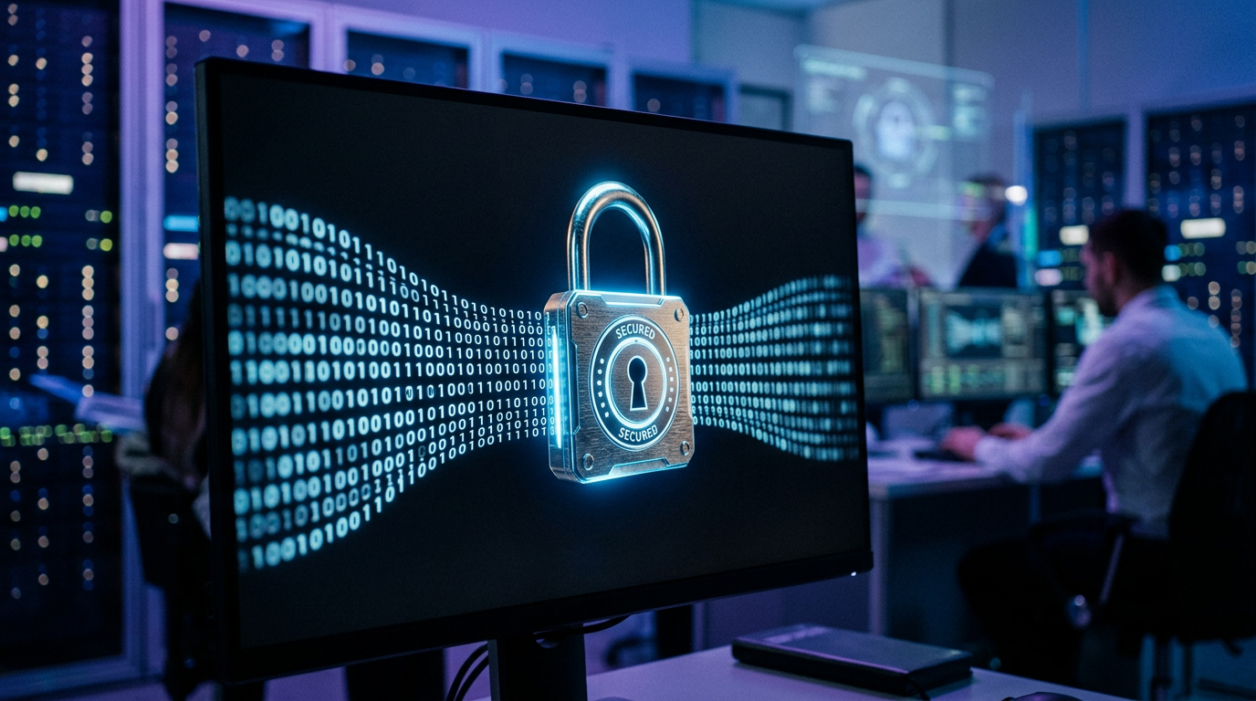 Illustration de la protection des données personnelles, un enjeu majeur de cybersécurité pour les entreprises.