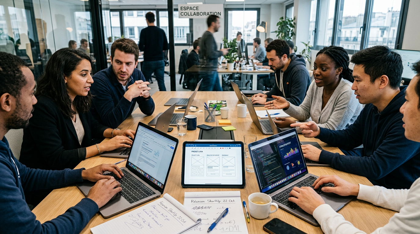 Des entrepreneurs travaillant ensemble pour promouvoir la diversité dans la tech après l'arrêt d'un programme de soutien.