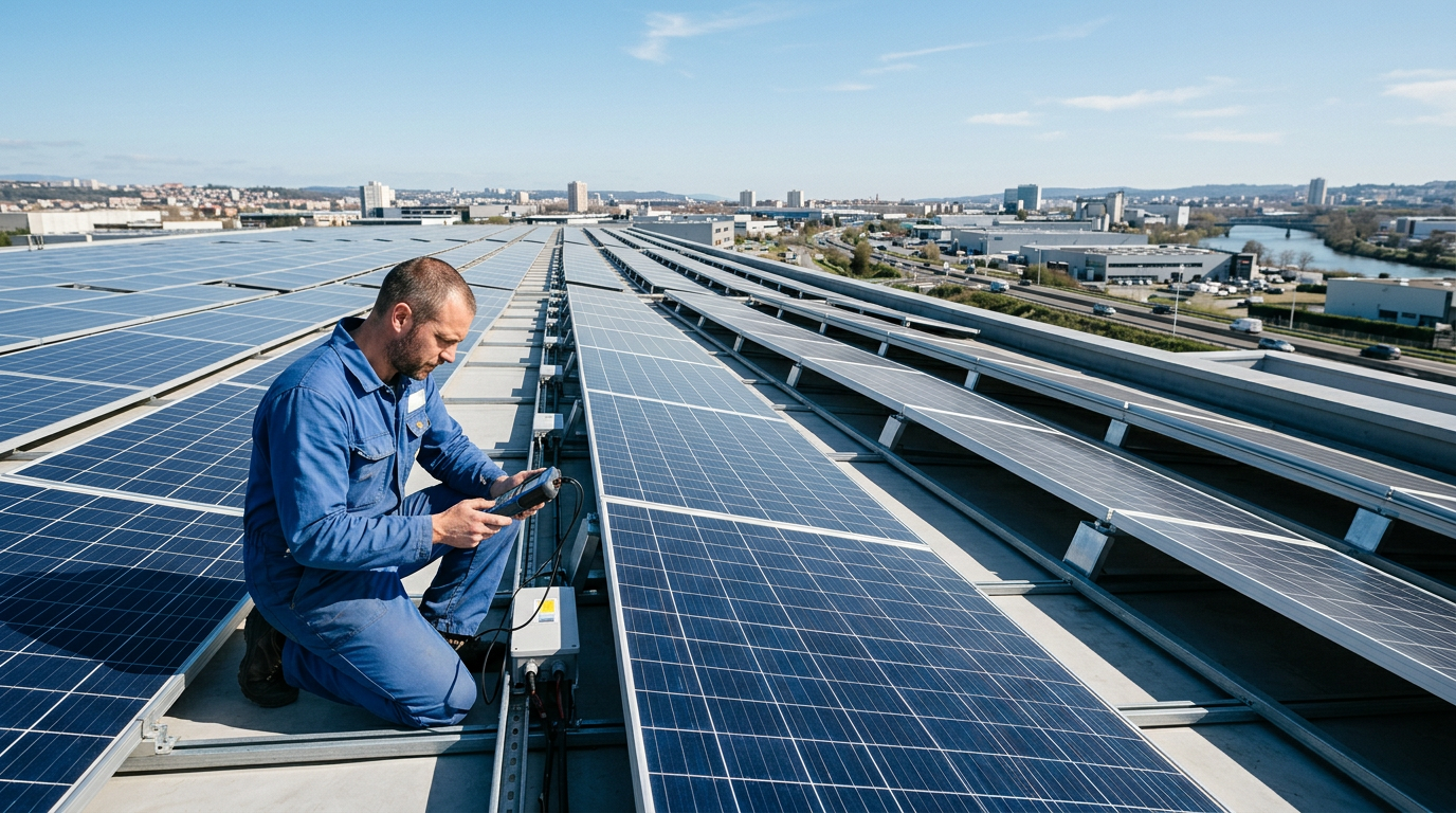 Solutions d'autoconsommation photovoltaïque pour une entreprise afin de maîtriser sa facture d'électricité.