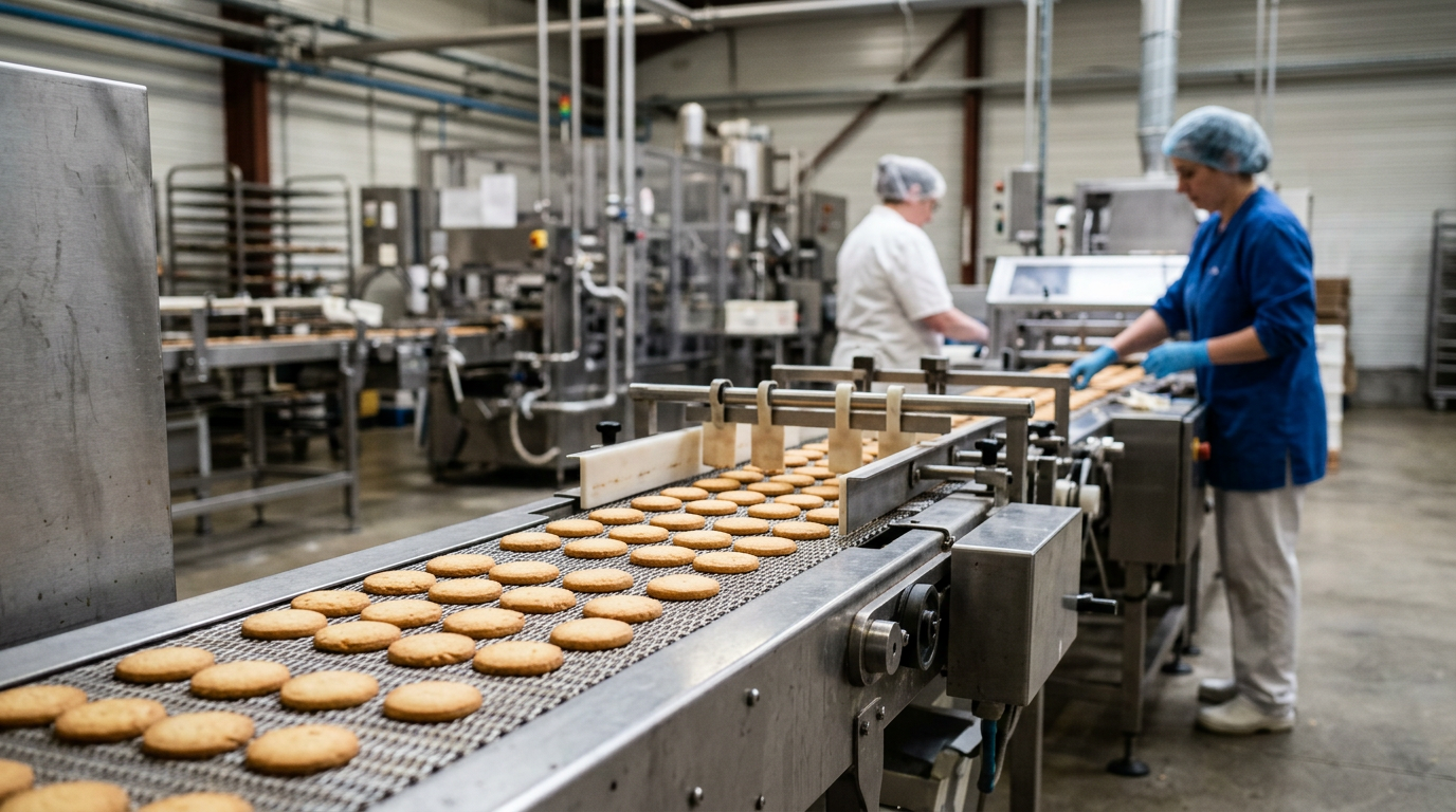 Une PME agroalimentaire en pleine production, illustrant les défis de la chaîne de valeur alimentaire.