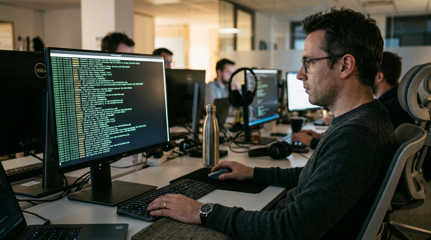 Écran affichant un processus de gestion des vulnérabilités, un enjeu clé de la cybersécurité pour les PME en France.
