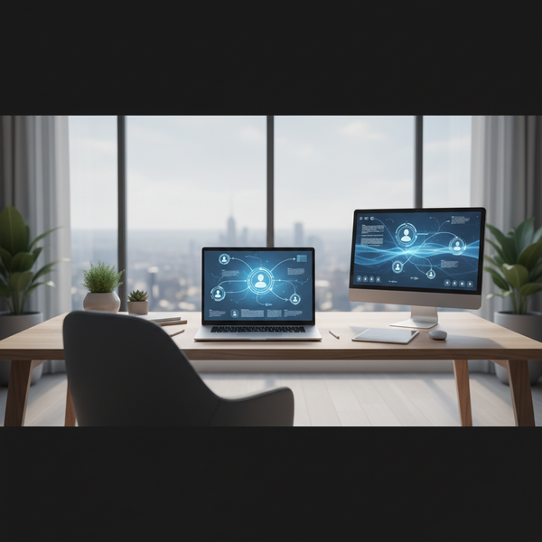 Comparaison des logos Waalaxy, Lemlist et La Growth Machine sur fond de réseau LinkedIn, symbolisant l'automatisation LinkedIn et la prospection B2B.