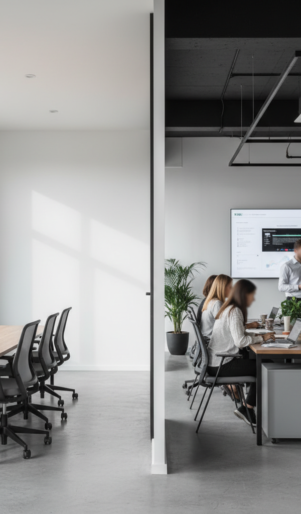 Illustration : Bail commercial vs Flex Office : le duel immobilier des PME
