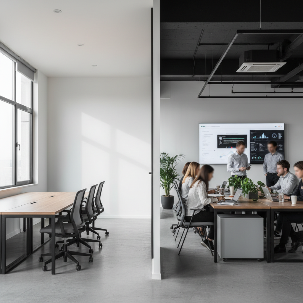 Illustration : Bail commercial vs Flex Office : le duel immobilier des PME