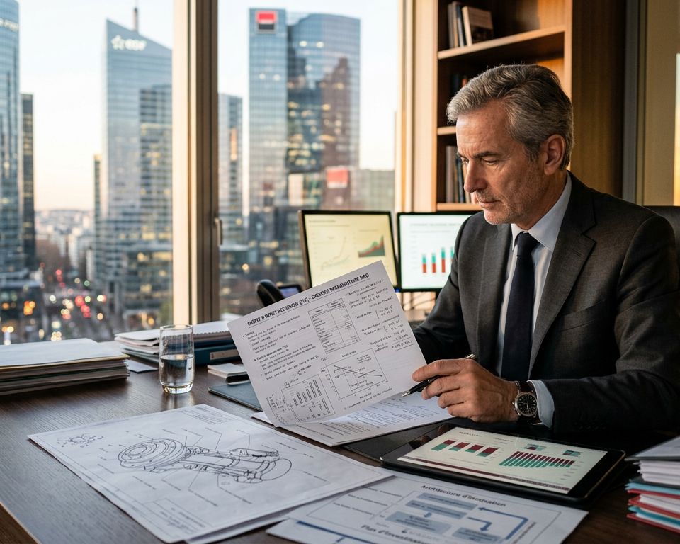 Illustration d'une loupe examinant des documents financiers avec le logo de la DGFiP et la mention CIR 2026, symbolisant le contrôle accru et l'optimisation nécessaire pour le Crédit d'Impôt Recherche.