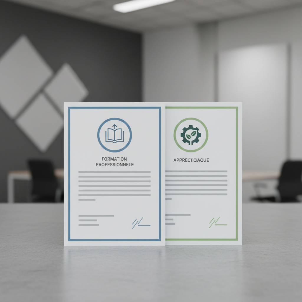 Illustration de l'article : Contrat d'Apprentissage vs. Contrat de Professionnalisation 2026 : Le Guide Employeur