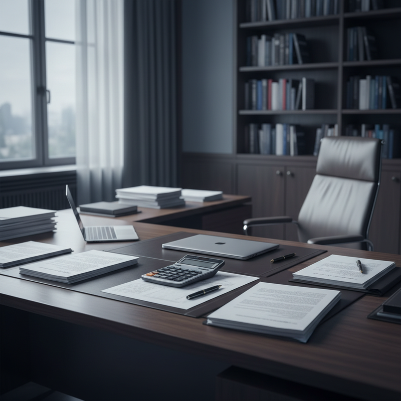 Illustration d'un dirigeant de PME serein face à un inspecteur URSSAF, symbolisant la préparation au contrôle URSSAF 2026 grâce à l'anticipation et la maîtrise des données.