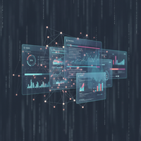 Tableau de bord de CRM augmenté par l'IA affichant des données et des analyses pour les PME françaises, avec les logos de Salesforce Einstein, HubSpot AI et Pipedrive.