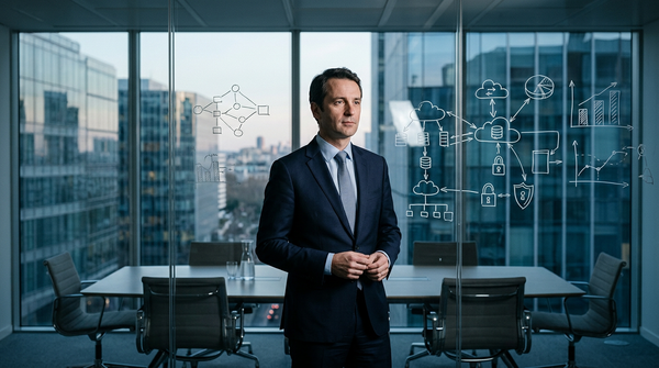 Illustration d'un bouclier numérique protégeant une petite entreprise, symbolisant le Cyber-Bouclier PME cybersécurité face aux menaces informatiques.