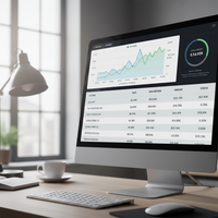 open banking PME — Illustration de mains connectées via des icônes numériques, symbolisant l'interconnexion des données