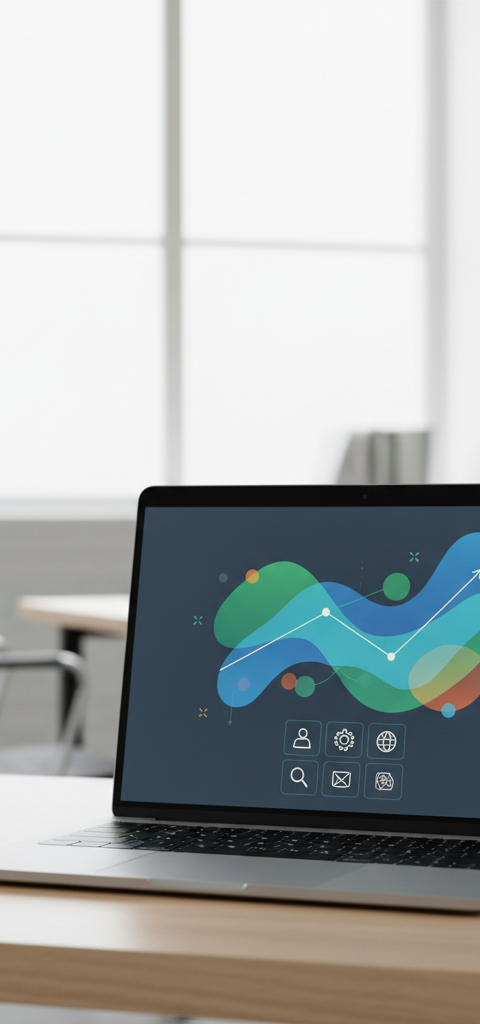 Infographie illustrant l'email marketing B2B PME 2026 avec des icônes d'automation, de segmentation et de conversion, symbolisant la croissance et l'efficacité des campagnes.