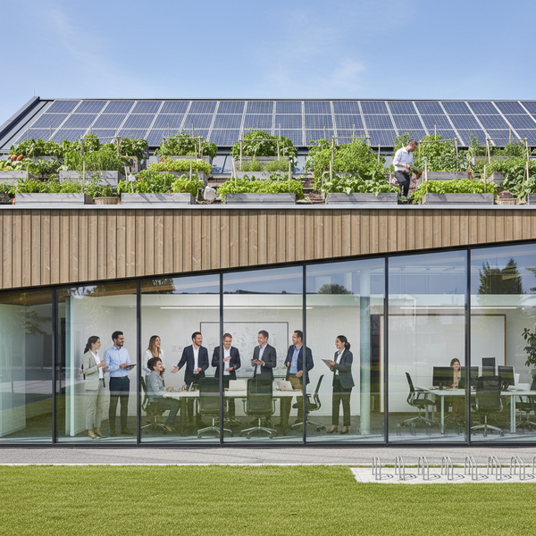 Entreprise à mission en France en 2026 : une PME française engagée avec des collaborateurs souriants et un impact positif sur l'environnement