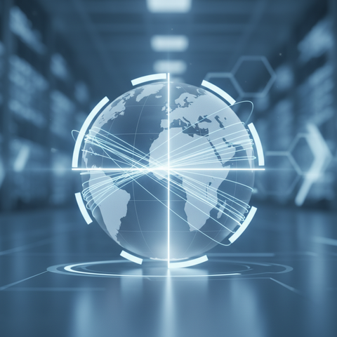 Illustration d'une équipe asynchrone travaillant à distance, symbolisant la collaboration et la culture d'entreprise moderne.