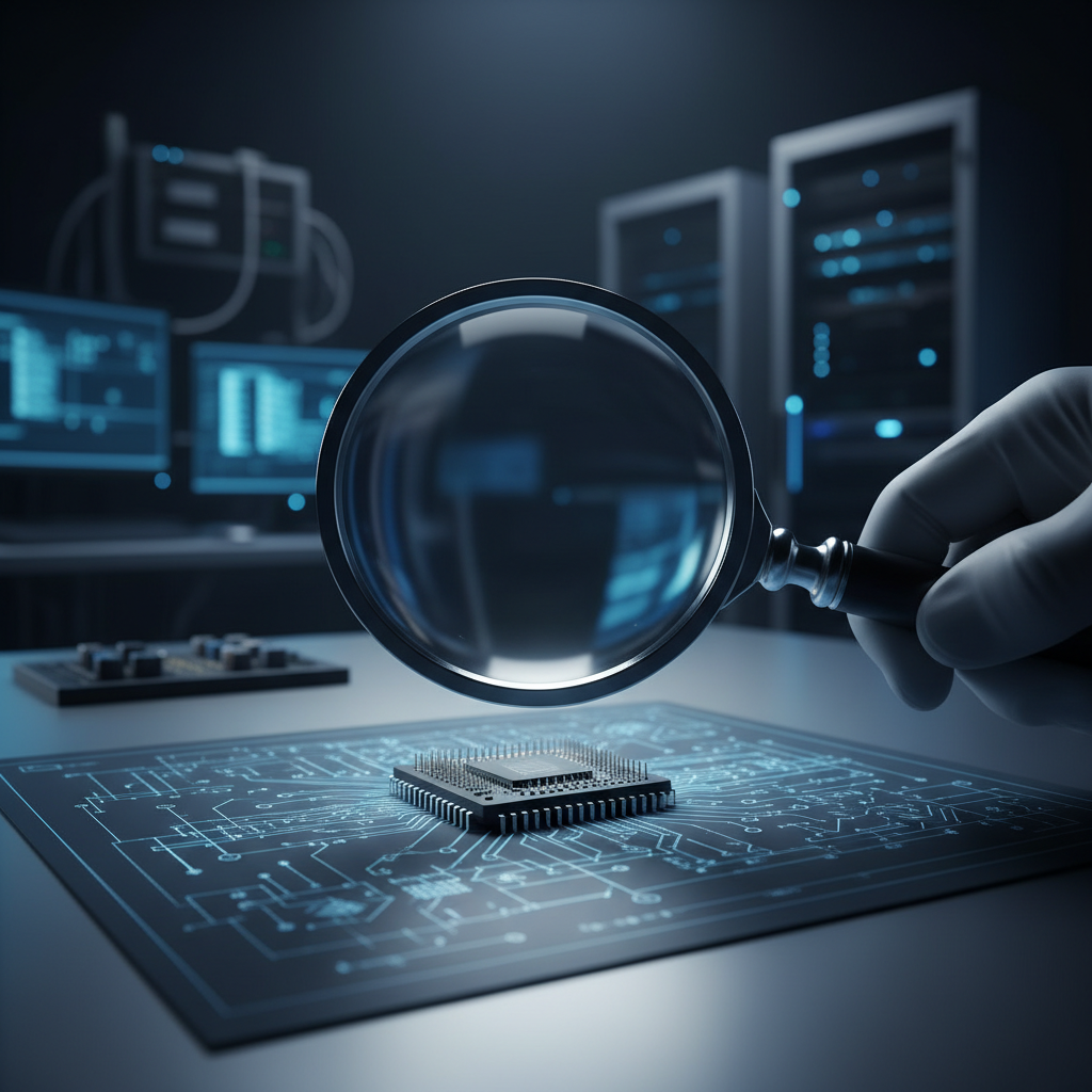 espionnage industriel PME — Illustration d'un cadenas numérique protégeant des documents confidentiels, symbolisant la