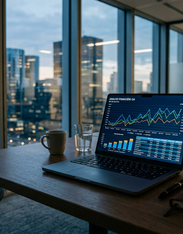 Illustration d'un réseau de données connectant des entreprises à l'administration fiscale, symbolisant la transparence et le fait que l'État saura tout des transactions via la facturation électronique.