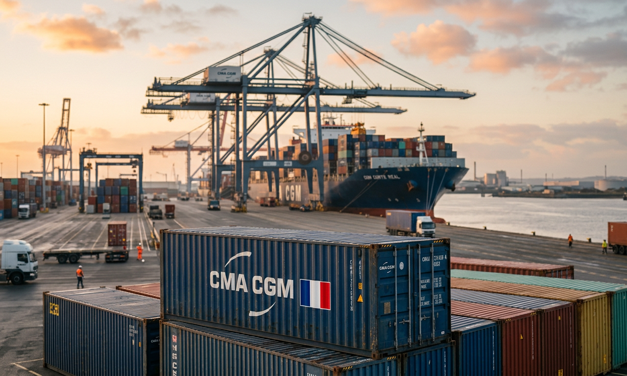 Graphique montrant une flèche descendante symbolisant le recul des Exportations France INSEE hors UE, avec des PME cherchant de nouvelles stratégies.