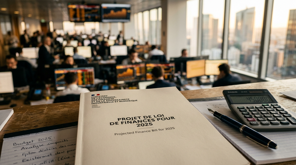 Graphique des prévisions 2027 sur la fiscalité des retraités et le poids de la dépense publique.