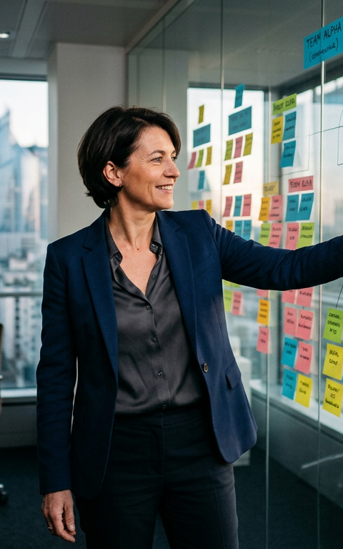 Schéma d'une équipe hybride illustrant le modèle Freelancing-first pour une PME agile.