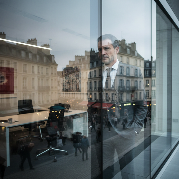 Illustration d'un pont entre une petite entreprise et un grand groupe, symbolisant la transition et la rétention des talents.