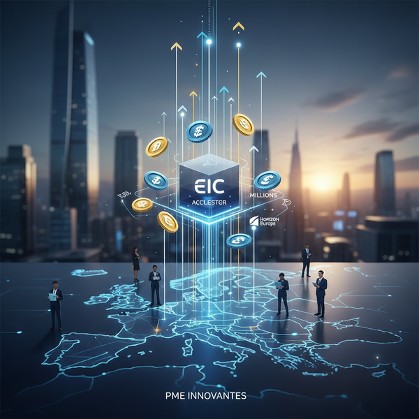 Illustration : Horizon Europe & EIC Accelerator : Millions pour PME innovantes