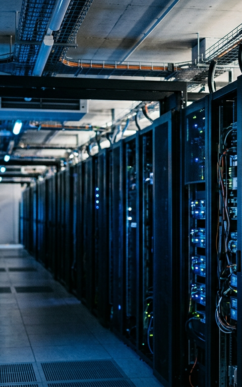 Illustration de graphiques de surveillance et de nuages de données, symbolisant l'IA et le cloud, avec le logo Datadog en arrière-plan, représentant l'analyse de la performance.