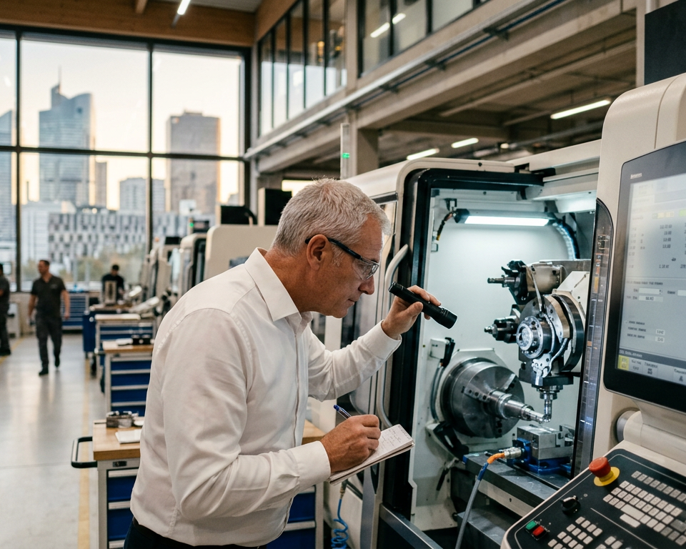Illustration d'un chef d'entreprise PME face à des documents administratifs complexes, symbolisant l'impact de la nouvelle ICPE PME réglementation sur les petites et moyennes entreprises.
