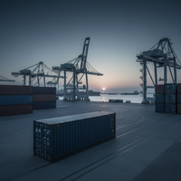 Une carte du monde stylisée avec des flèches reliant des pays, symbolisant l'internationalisation PME et l'expansion des marchés en 2026, avec des silhouettes de professionnels en arrière-plan.