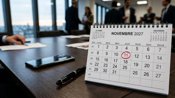 Concept design futuriste illustrant le report de l'iPhone 18 date et l'intégration de l'IA.