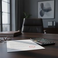 Gros plan sur des documents juridiques et un stylo, symbolisant la complexité d'une licenciement PME procédure et les risques d'erreurs formelles.