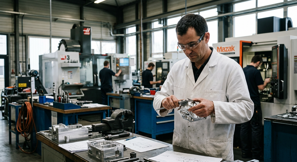 Illustration d'une PME lilloise, MecaNord, symbolisant la réussite en M&A : comment structurer une acquisition pour éviter l'échec et assurer la croissance externe.