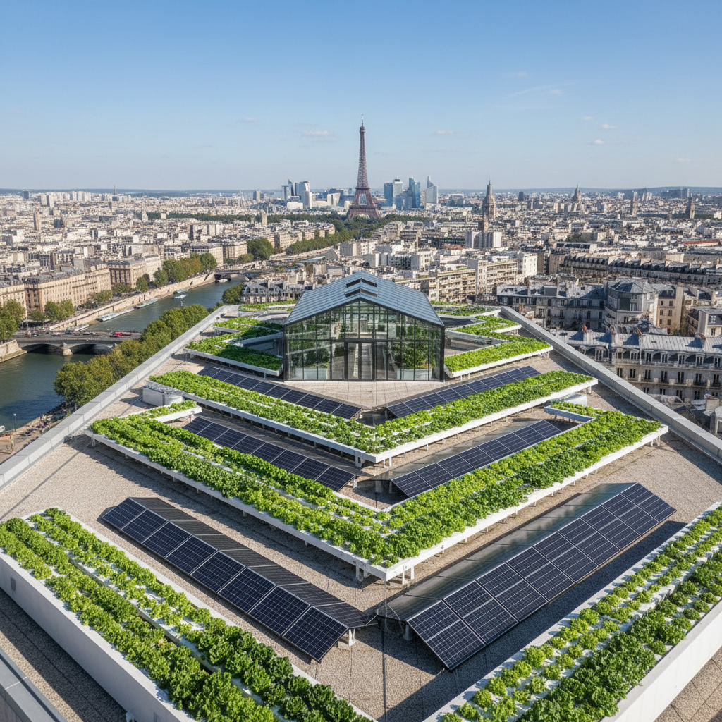 Micro-fermes urbaines en France, un modèle d'entrepreneuriat alimentaire durable pour les métropoles.