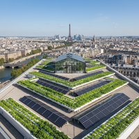 Micro-fermes urbaines en France, un modèle d'entrepreneuriat alimentaire durable pour les métropoles.