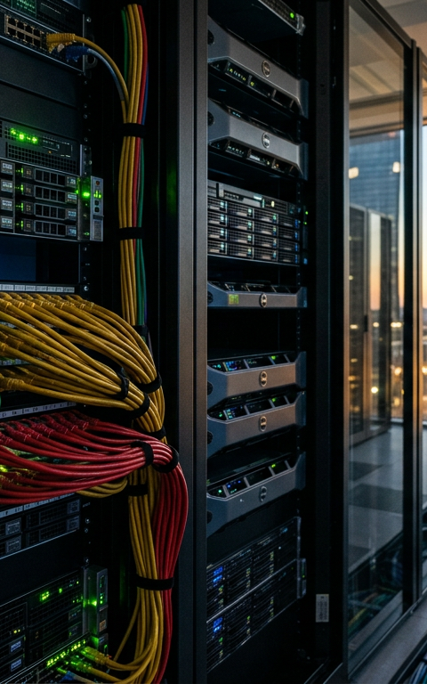 Illustration de plusieurs nuages (clouds) interconnectés, symbolisant une stratégie Multicloud robuste pour la résilience des PME face aux cyberattaques et pannes.