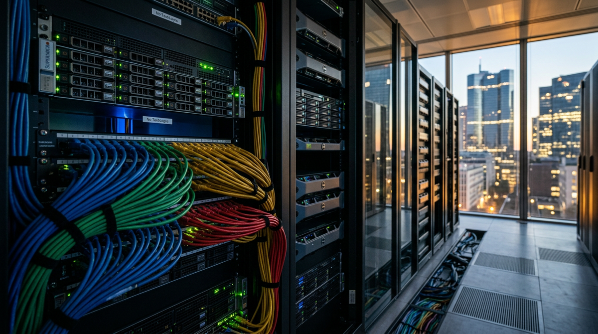 Illustration de plusieurs nuages (clouds) interconnectés, symbolisant une stratégie Multicloud robuste pour la résilience des PME face aux cyberattaques et pannes.