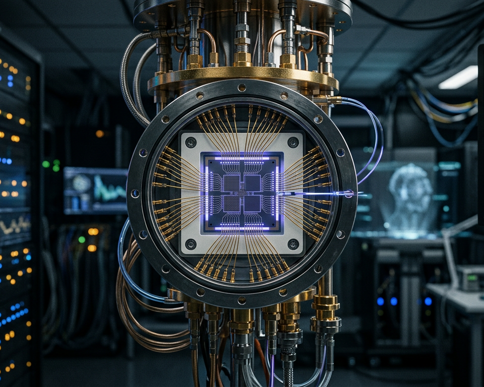 Illustration de l'alliance stratégique entre NVIDIA et Alice & Bob, symbolisant le futur du calcul quantique et l'innovation dans le domaine NVIDIA quantique.