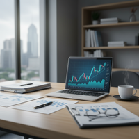 Illustration d'un dirigeant de PME analysant des documents fiscaux, symbolisant l'optimisation fiscale légale PME et la réduction de l'impôt sur les sociétés.