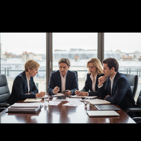 Gros plan sur une poignée de main entre deux personnes, symbolisant la transmission d'entreprise familiale via le pacte