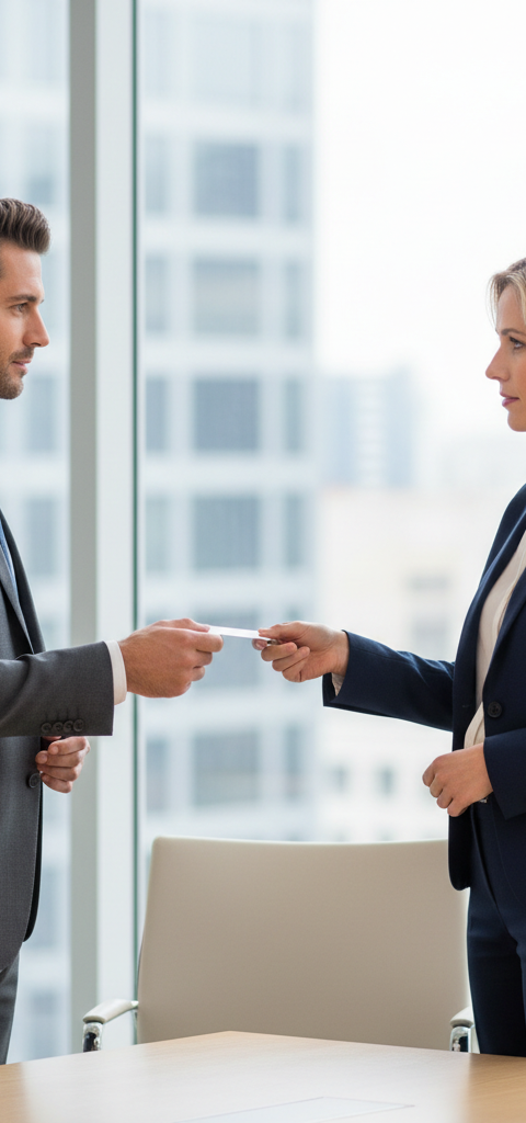 Illustration de deux professionnels B2B se serrant la main, symbolisant un programme de parrainage B2B PME réussi et la croissance des clients.