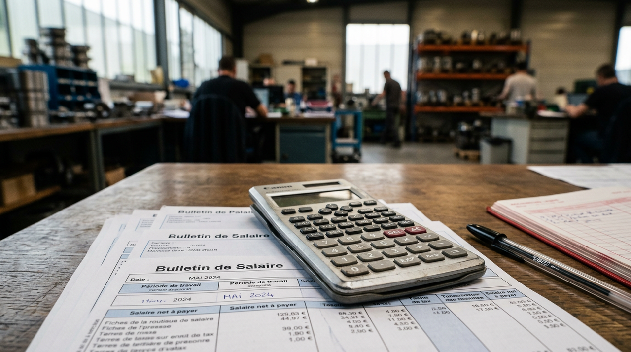 Graphique illustrant l'augmentation du coût du travail pour l'employeur au-delà du SMIC, avec des flèches montrant la dégressivité des allègements de charges patronales.