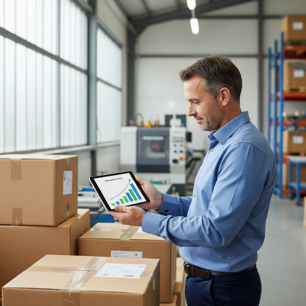 Illustration d'une main tenant une carte bancaire devant un écran affichant 'précommande financement lancement', symbolisant la sécurisation financière et la validation de marché.