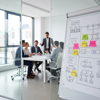 recrutement scale-up — Illustration d'une équipe en croissance rapide, symbolisant les défis du recrutement en scale-up