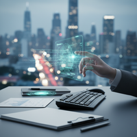 Illustration d'une main humaine et d'une main robotique se serrant, symbolisant la collaboration et les enjeux légaux